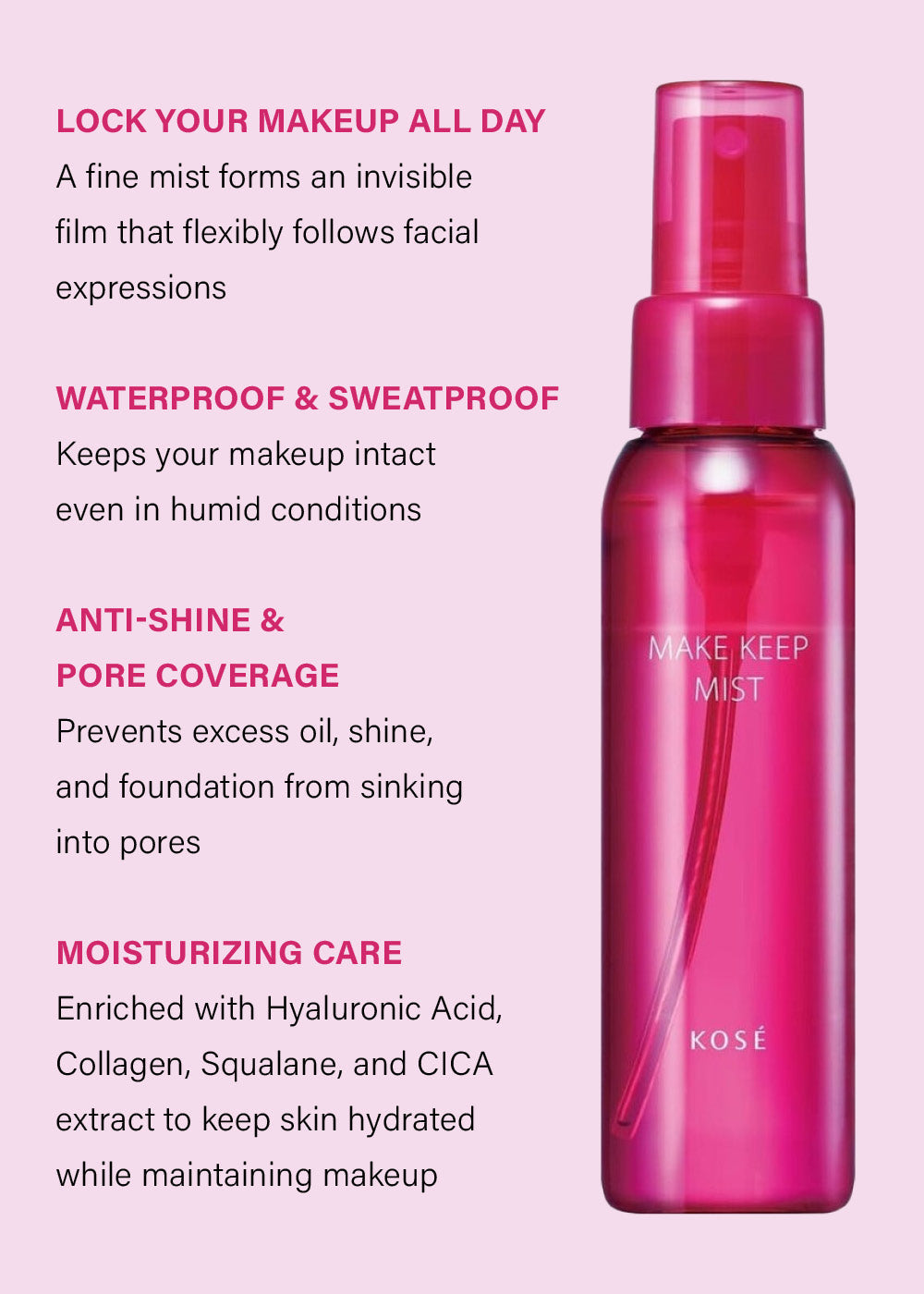 KOSE Make Keep Mist EX+ 80ml