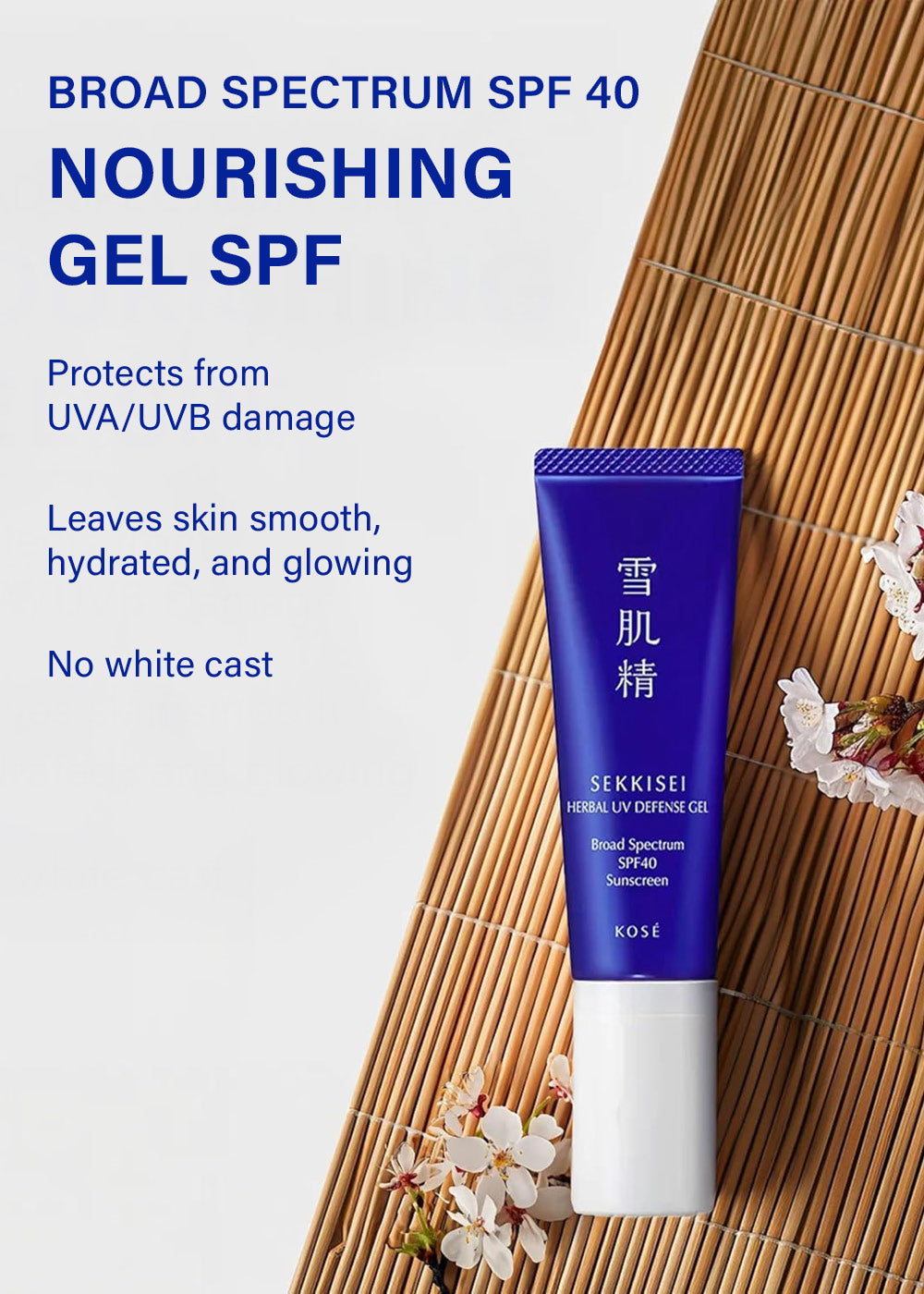 KOSE Sekkisei Herbal UV Defense Gel 30ml