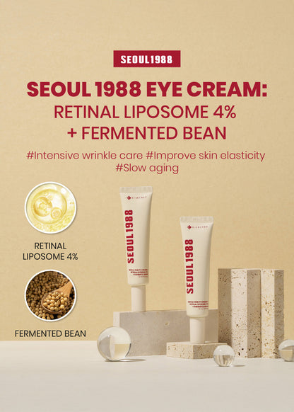 K-Secret Seoul 1988 Eye Cream: Retinal Liposome 4% + Fermented Bean 30ml