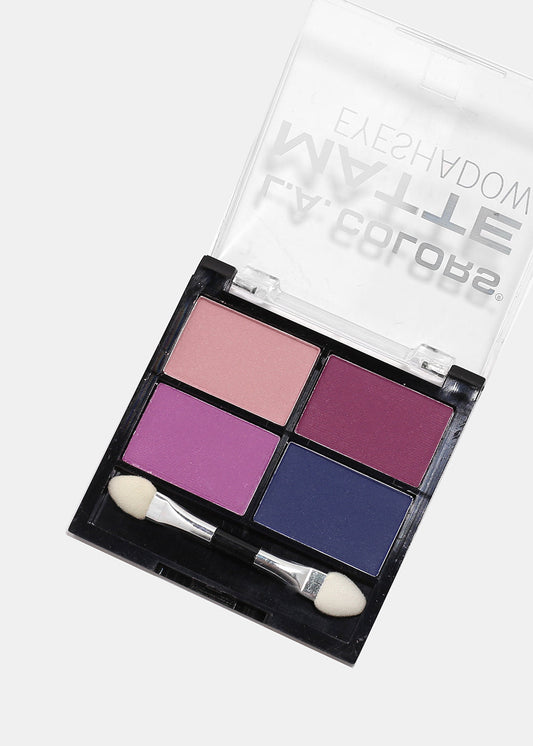 L.A. Colors- 4 Color Matte Eyeshadow- Mattenificent