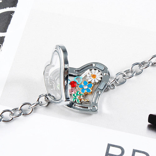 Gold Letter X Locket Charm