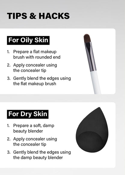 LUNA Long Lasting Tip Concealer Cover-Fit SPF34/PA++