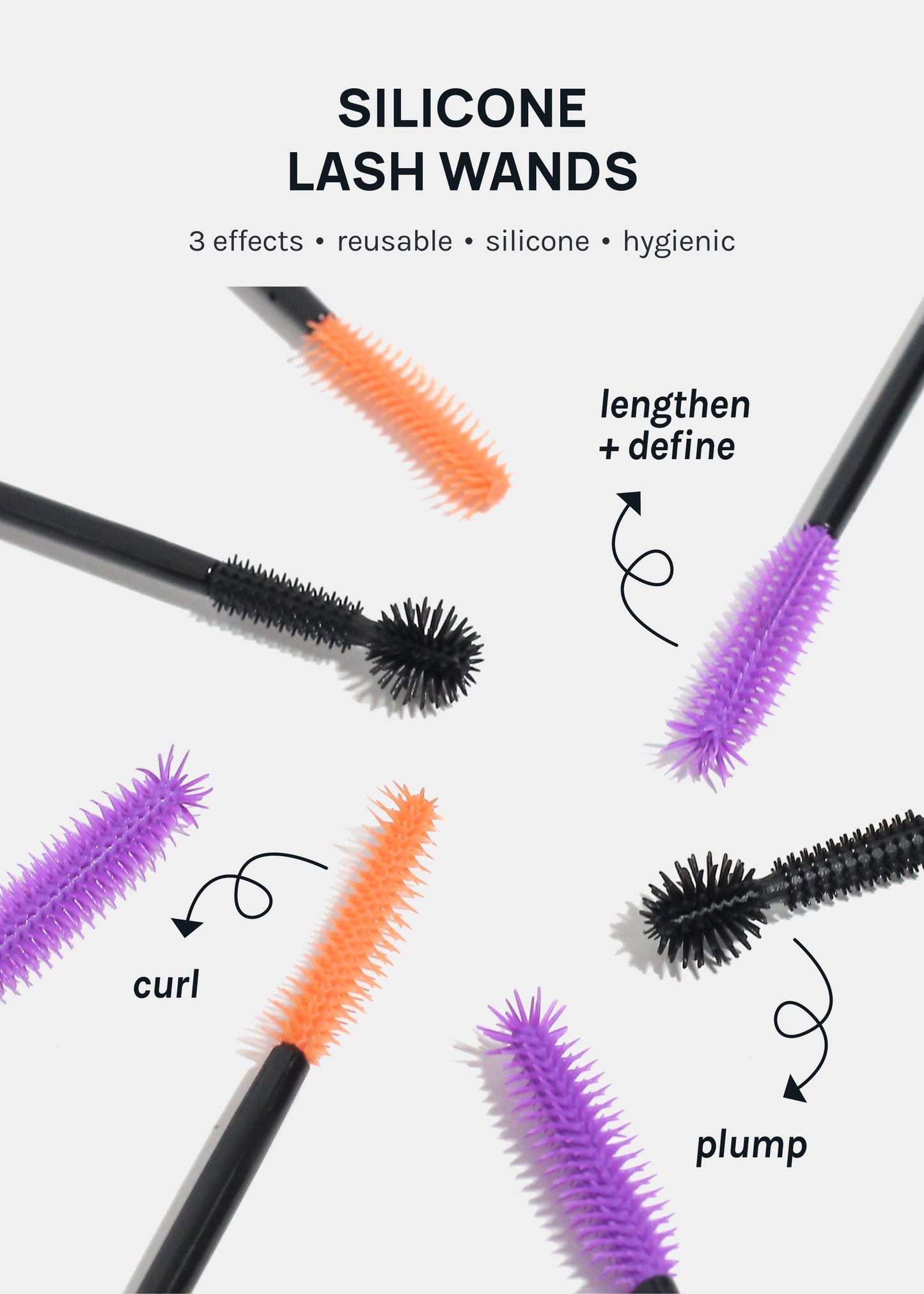 AOA Disposable Silicone Lash + Brow Wands