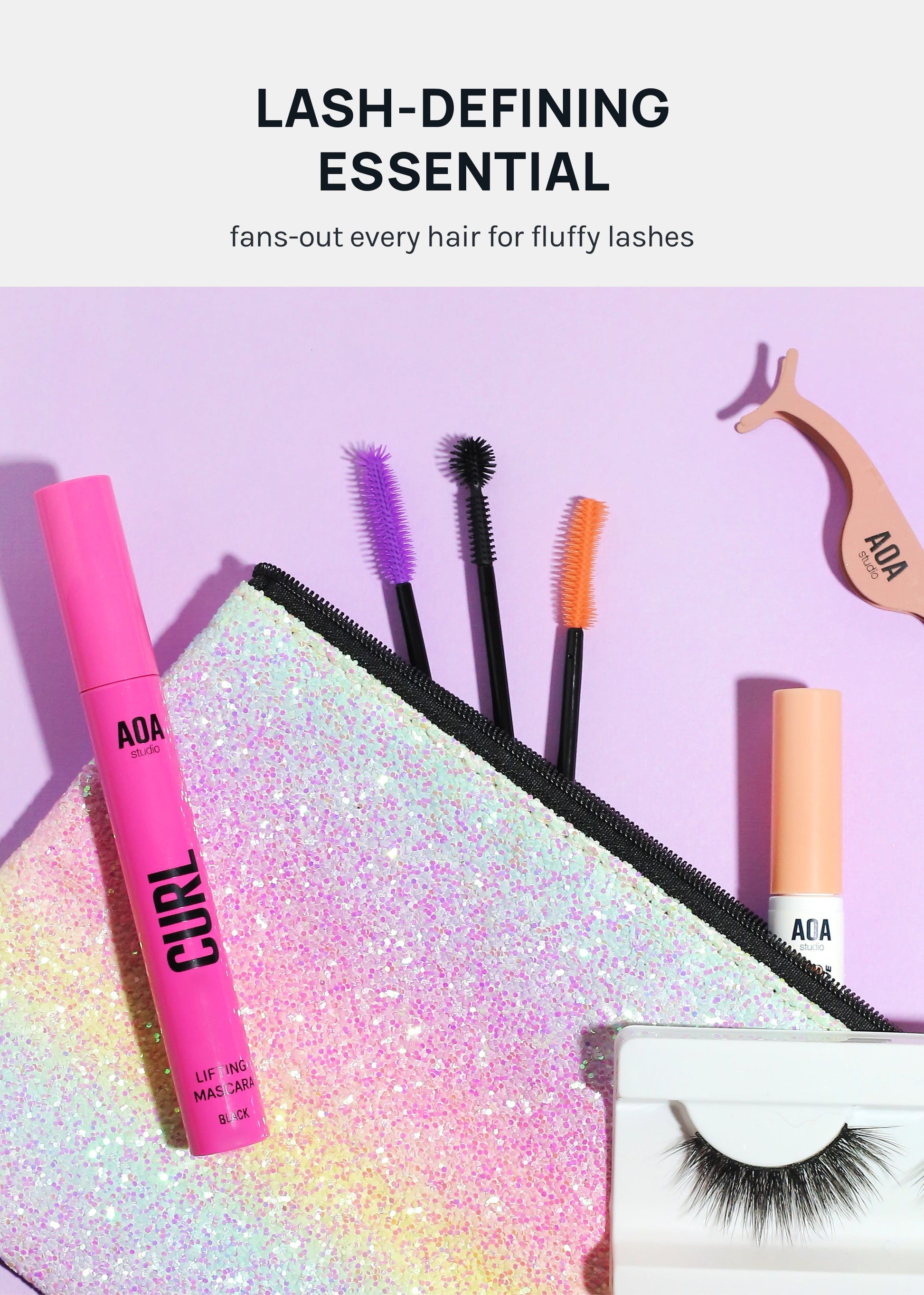 AOA Disposable Silicone Lash + Brow Wands