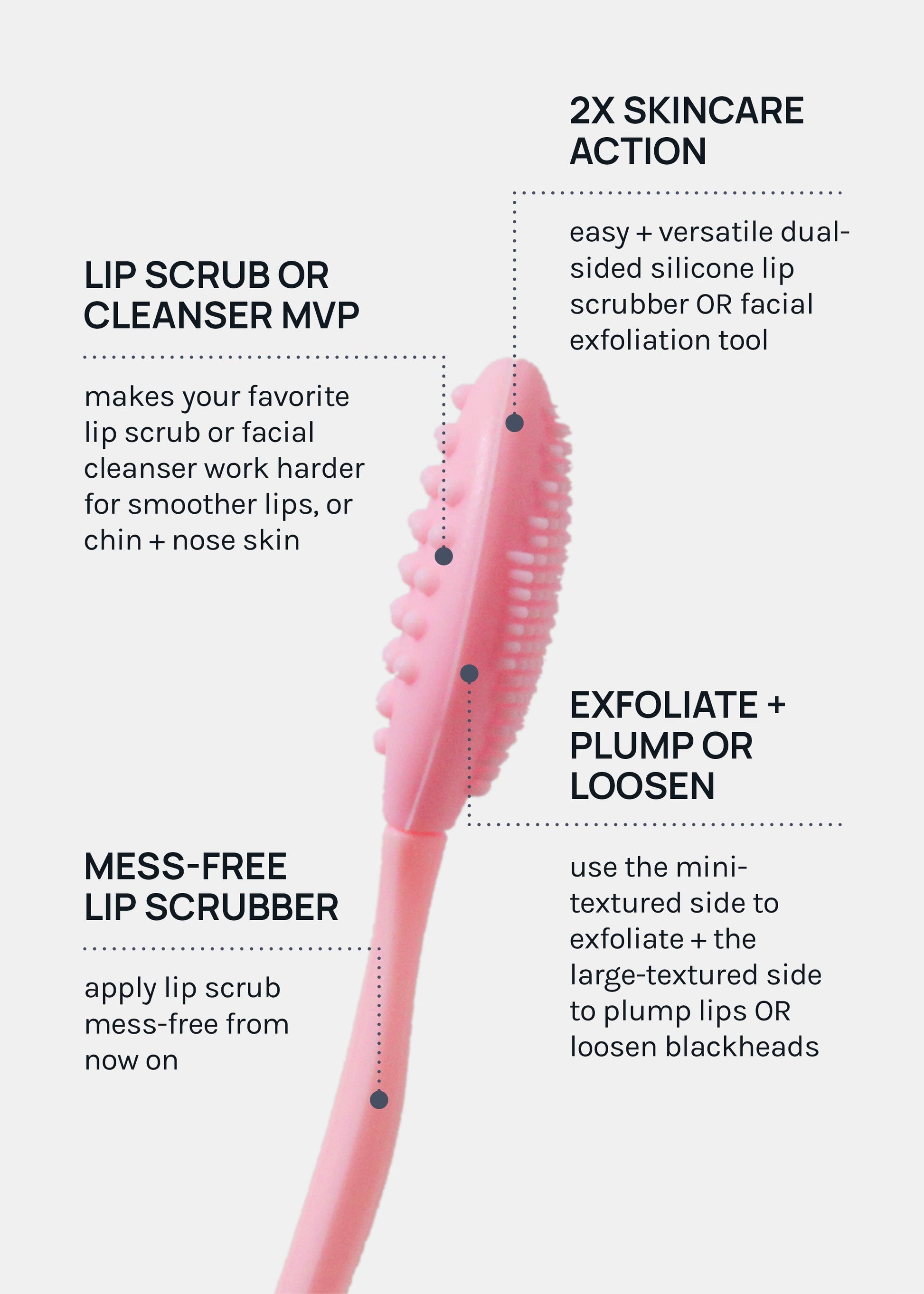 AOA Lip + Blackhead Exfoliator