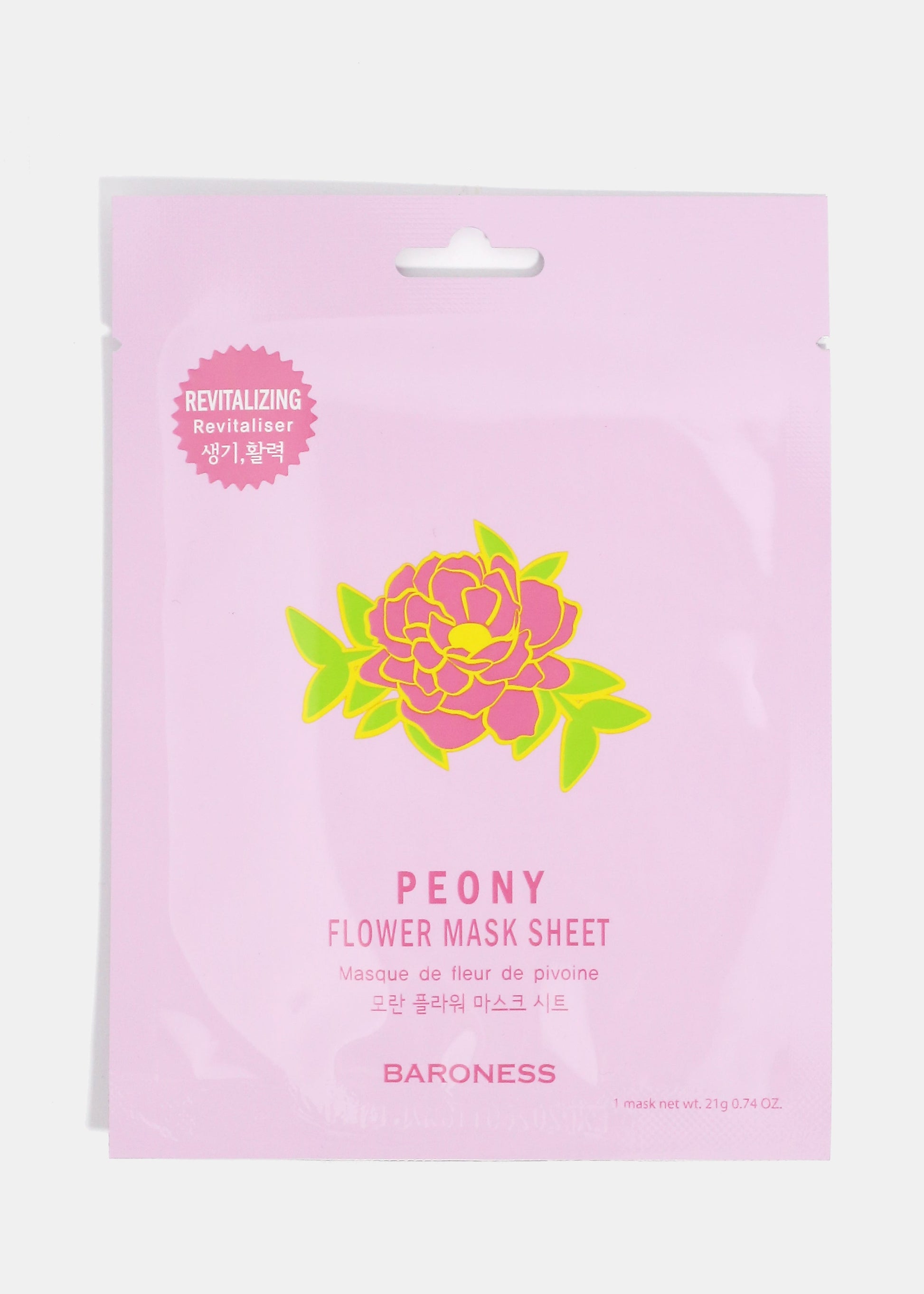 BARONESS Peony Flower Sheet Mask