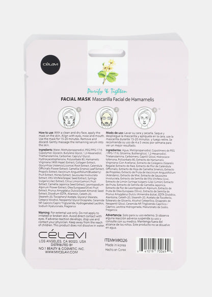 CEV Witch Hazel Sheet Mask
