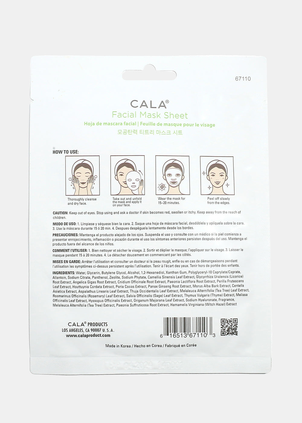 Cala Tea Tree Essence Mask