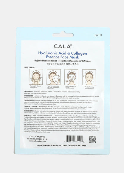 Cala Hyaluronic Acid & Collagen Essence Mask