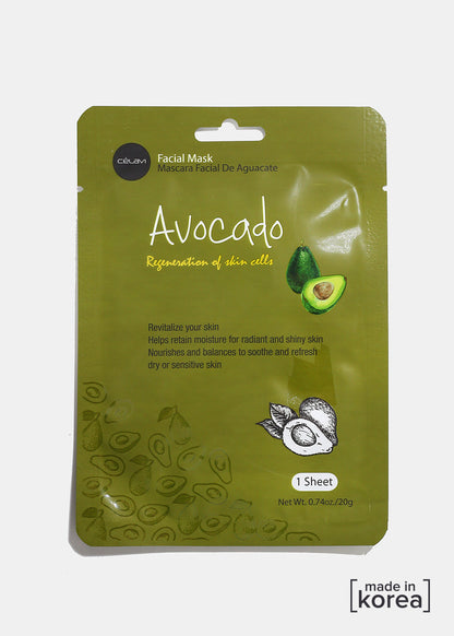 Avocado Skin Cell Regeneration Facial Sheet Mask