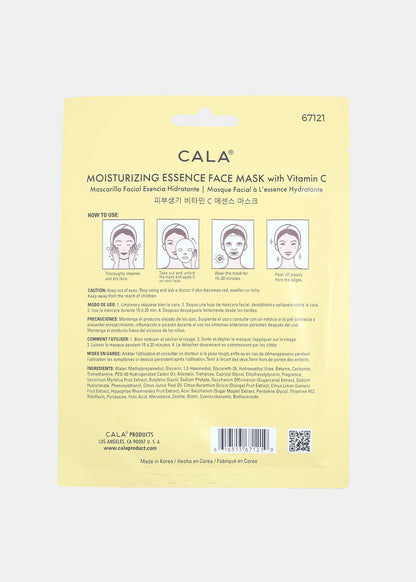 CALA Moisturizing Essence Face Mask with Vitamin C - 1 Sheet