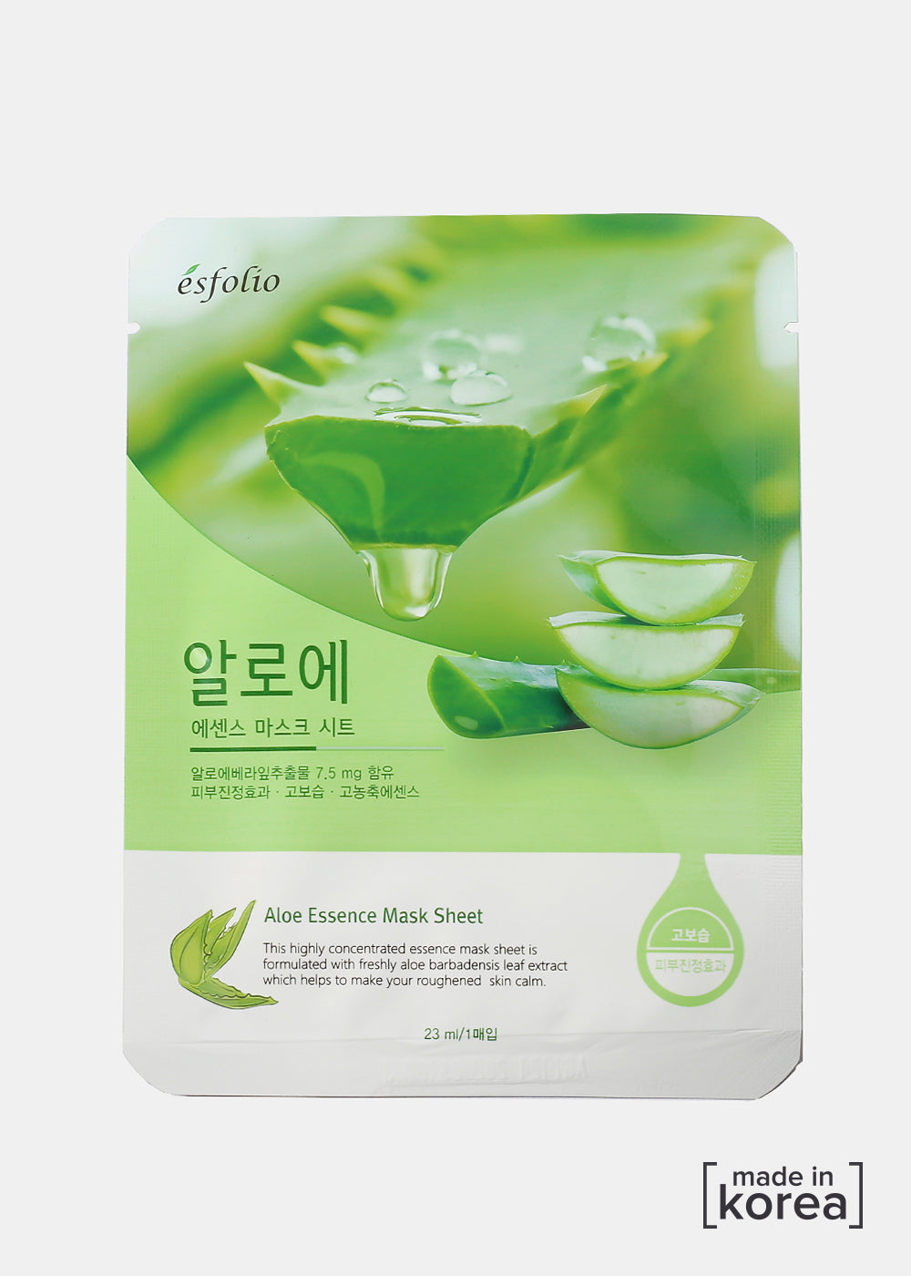 ESFOLIO Essence Mask Sheet - Aloe