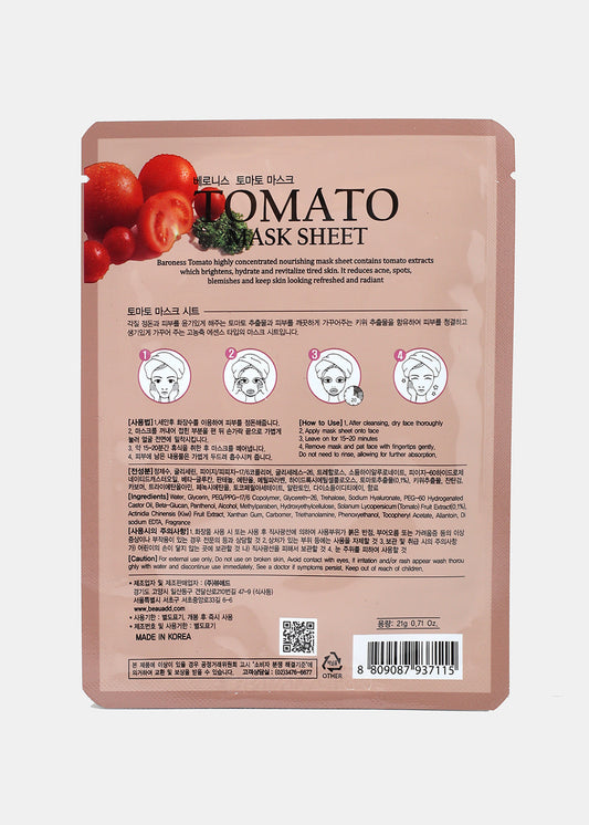 Baroness Sheet Mask- Tomato
