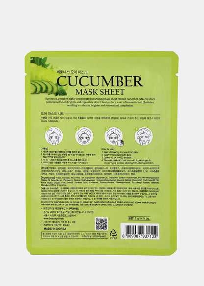Baroness Sheet Mask- Cucumber