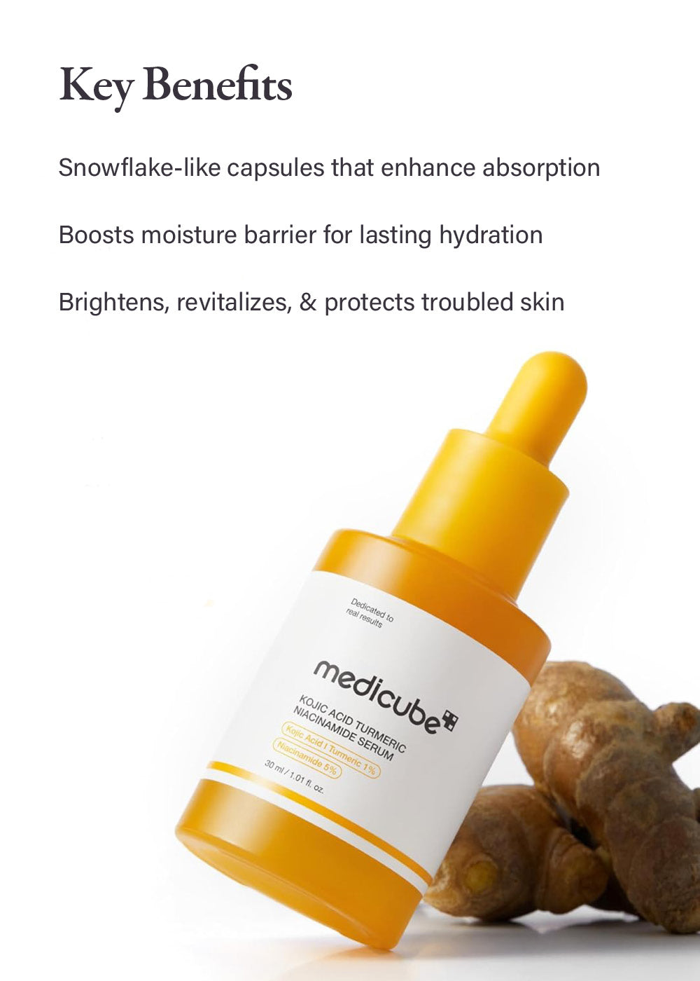 medicube Kojic Acid Turmeric Niacinamide Serum 30ml