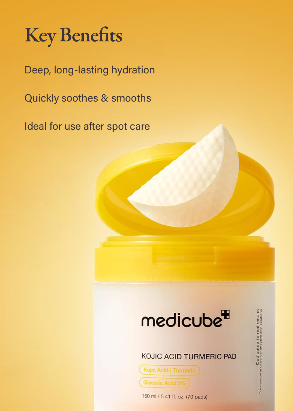 medicube Kojic Acid Turmeric Pad (70 Pads)