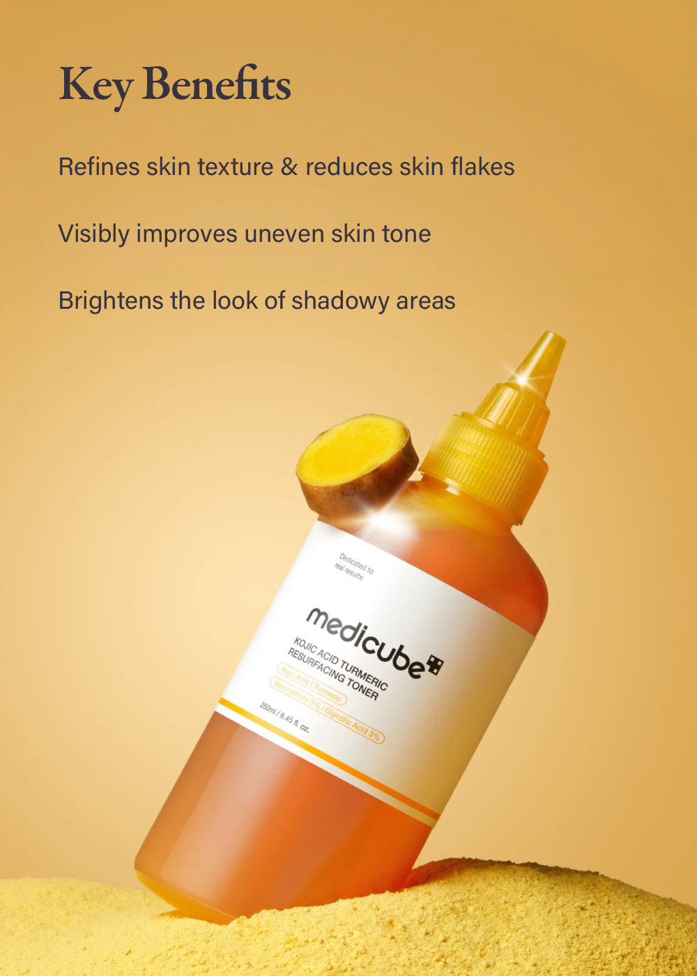 medicube Kojic Acid Turmeric Resurfacing Toner 250ml