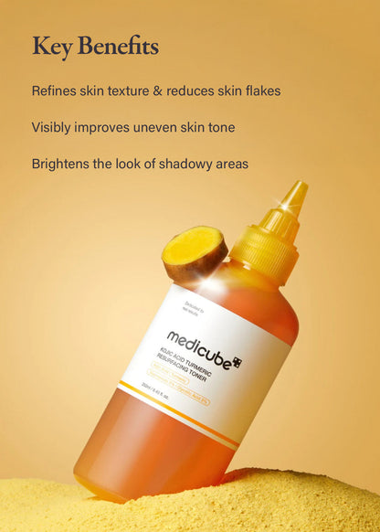 medicube Kojic Acid Turmeric Resurfacing Toner 250ml