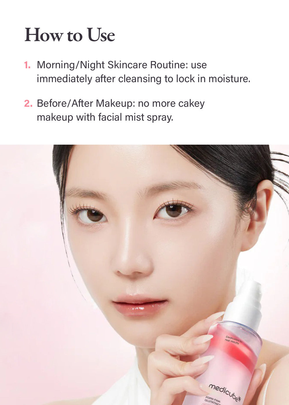 medicube PDRN Pink Glutathione Serum Mist 100ml