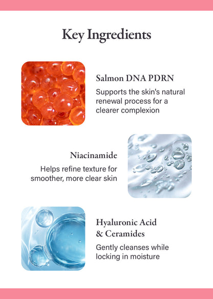 medicube PDRN Pink Niacinamide Whip Cleanser 120g