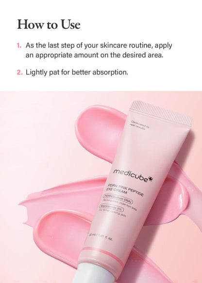 medicube PDRN Pink Peptide Eye Cream 30ml