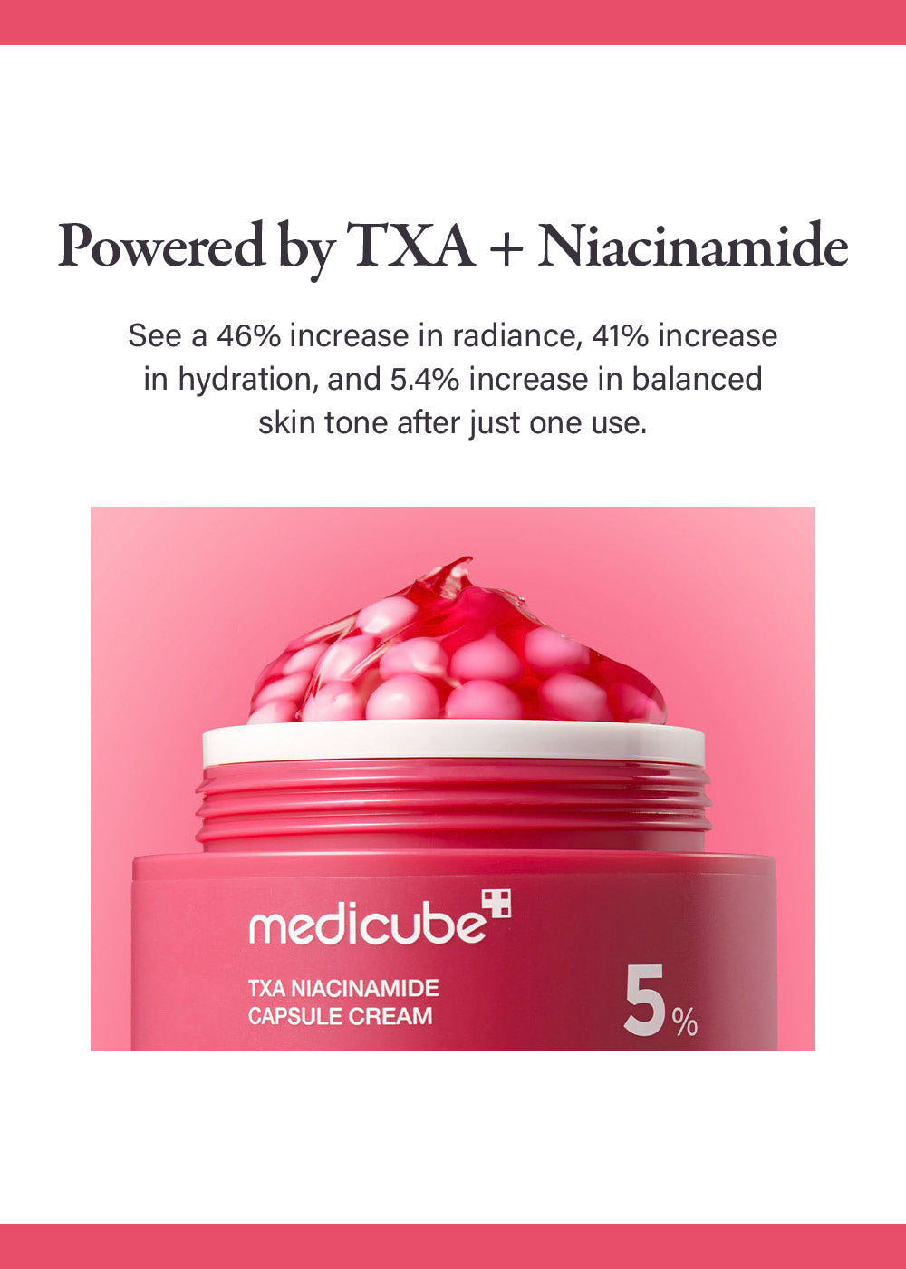 medicube TXA Niacinamide Capsule Cream 55g