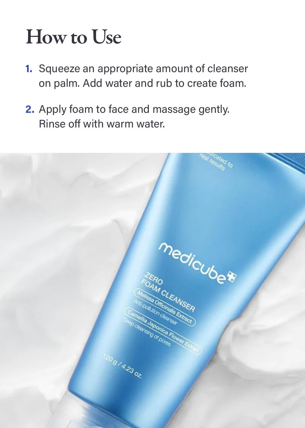 medicube Zero Foam Cleanser 120g