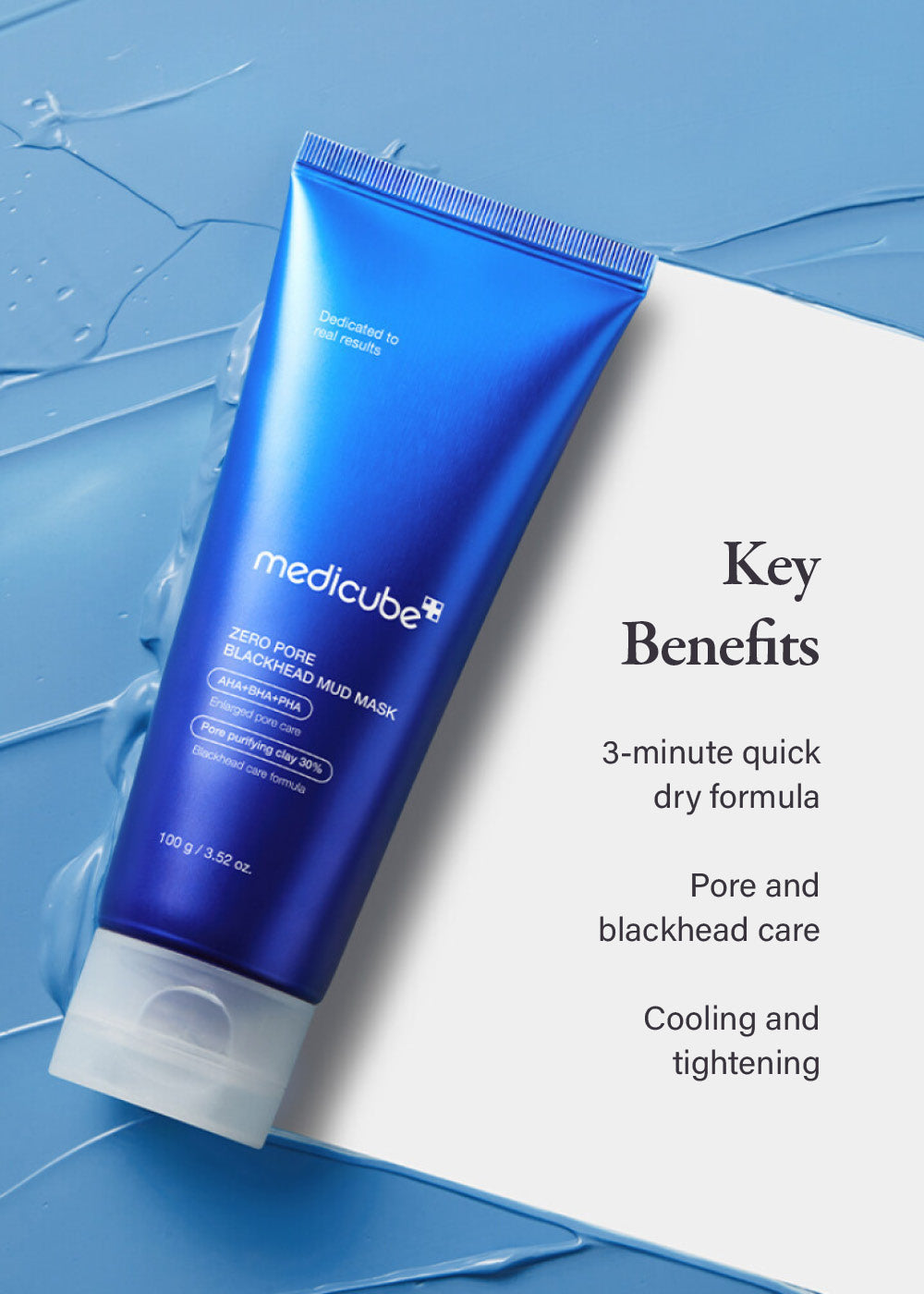 medicube Zero Pore Blackhead Mud Mask 100g