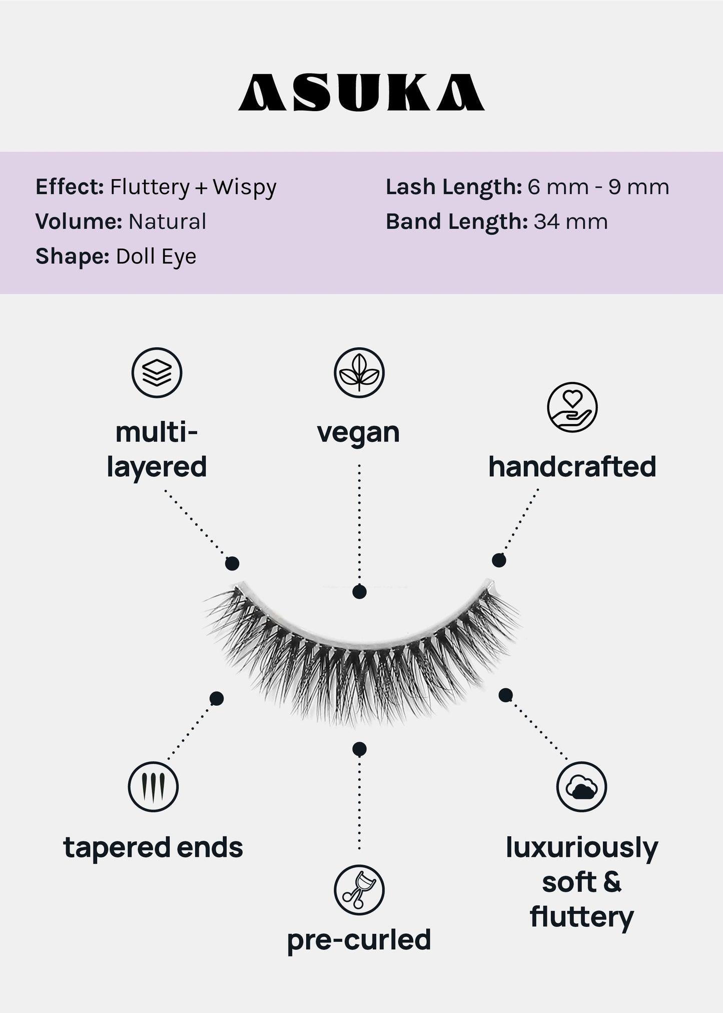 Magical Girl Light Eyelashes – Asuka