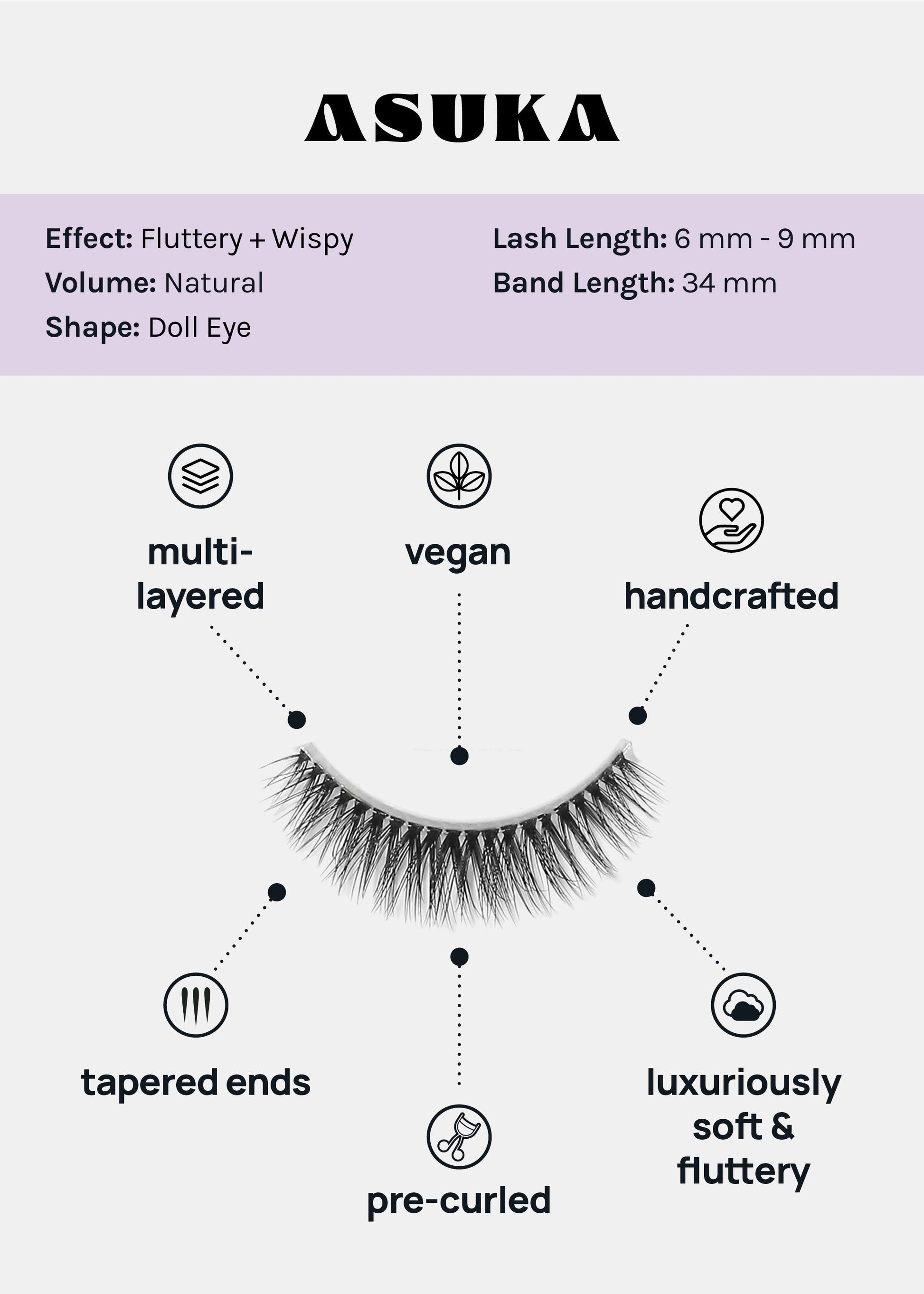 Magical Girl Light Eyelashes – Asuka