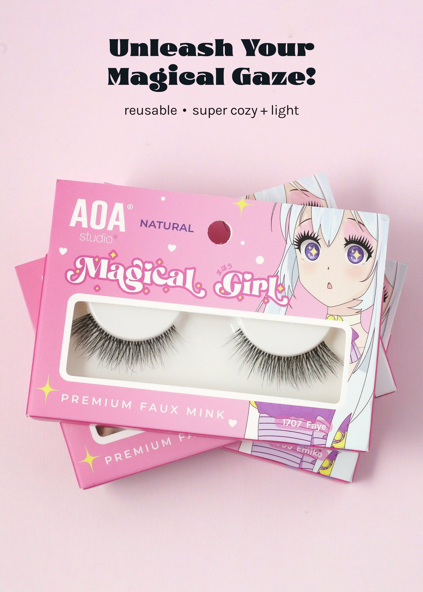 Magical Girl Natural Eyelashes – Faye