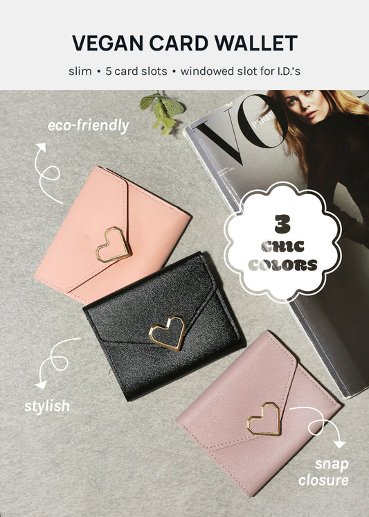 A+ Vegan Leather ID Holder Wallet