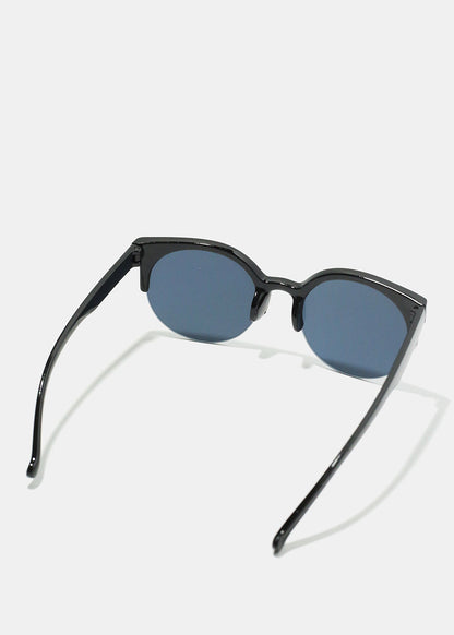 A+ Polarized Semi Rimless Frame Sunglasses