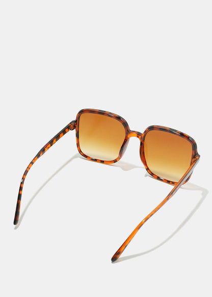 A+ Trendy Oversized Vintage Shades