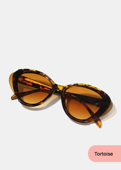 A+ Unique Overlapping Glass on Frame Shades