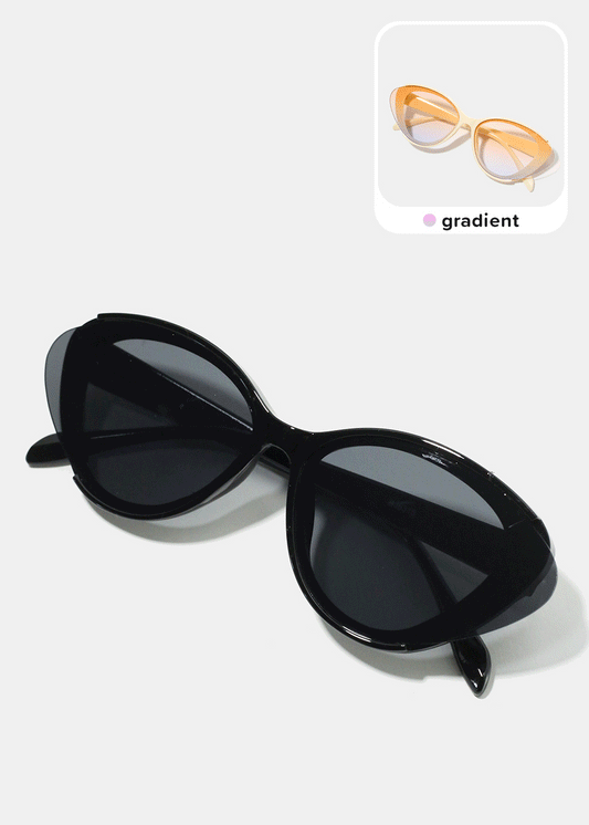 A+ Unique Overlapping Glass on Frame Shades