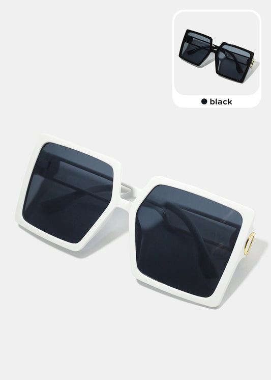 A+ Oversized Trendy Square Shades