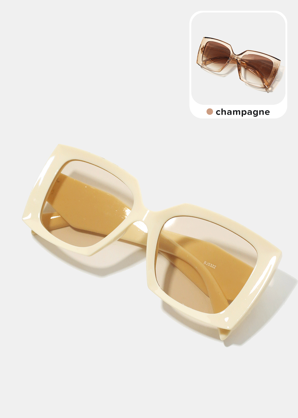 A+ Trendy Oversized Frame Shades