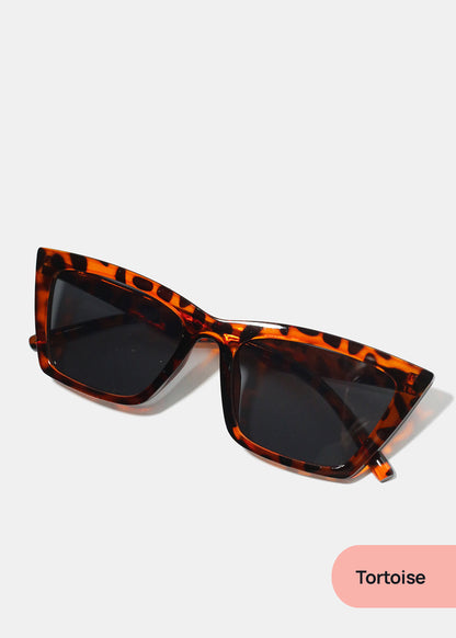 A+ Square Cat Eye Chic Sunglasses