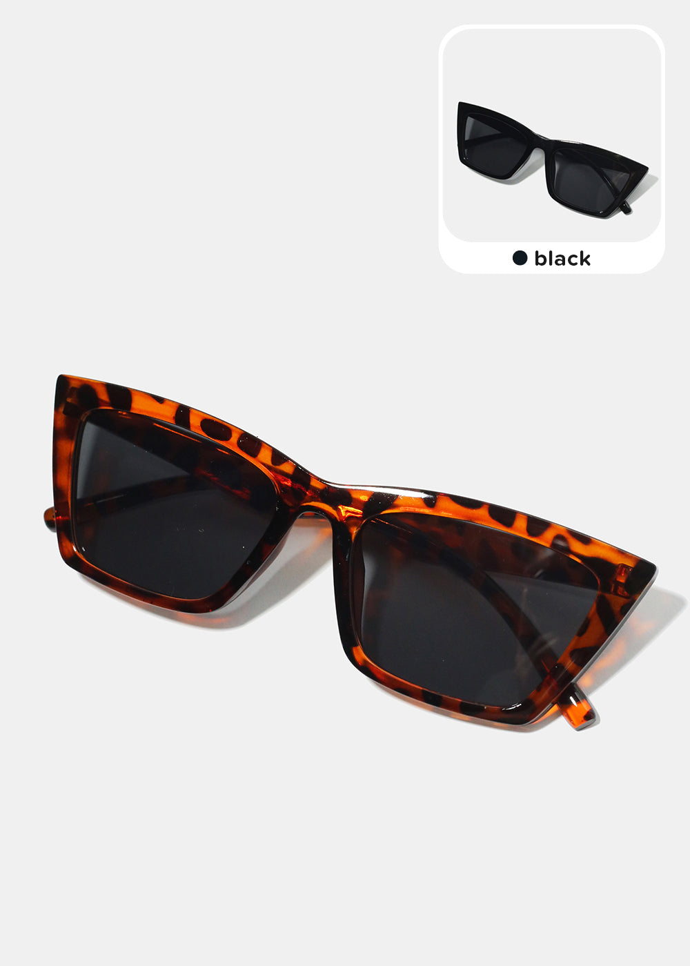 A+ Square Cat Eye Chic Sunglasses