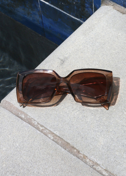 Oversized Trendy Sheer Sunglasses