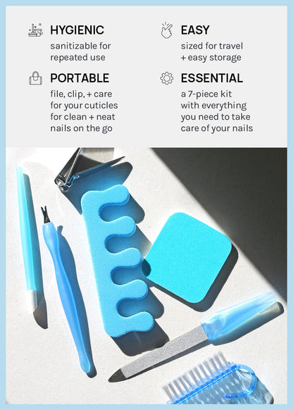 AOA 7 Piece Manicure Pedicure Tool Set