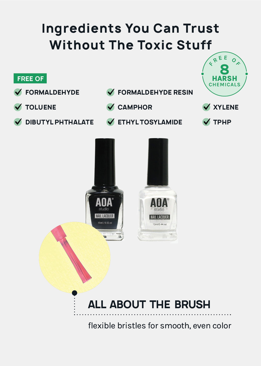 AOA Studio Nail Polish- The Mattes