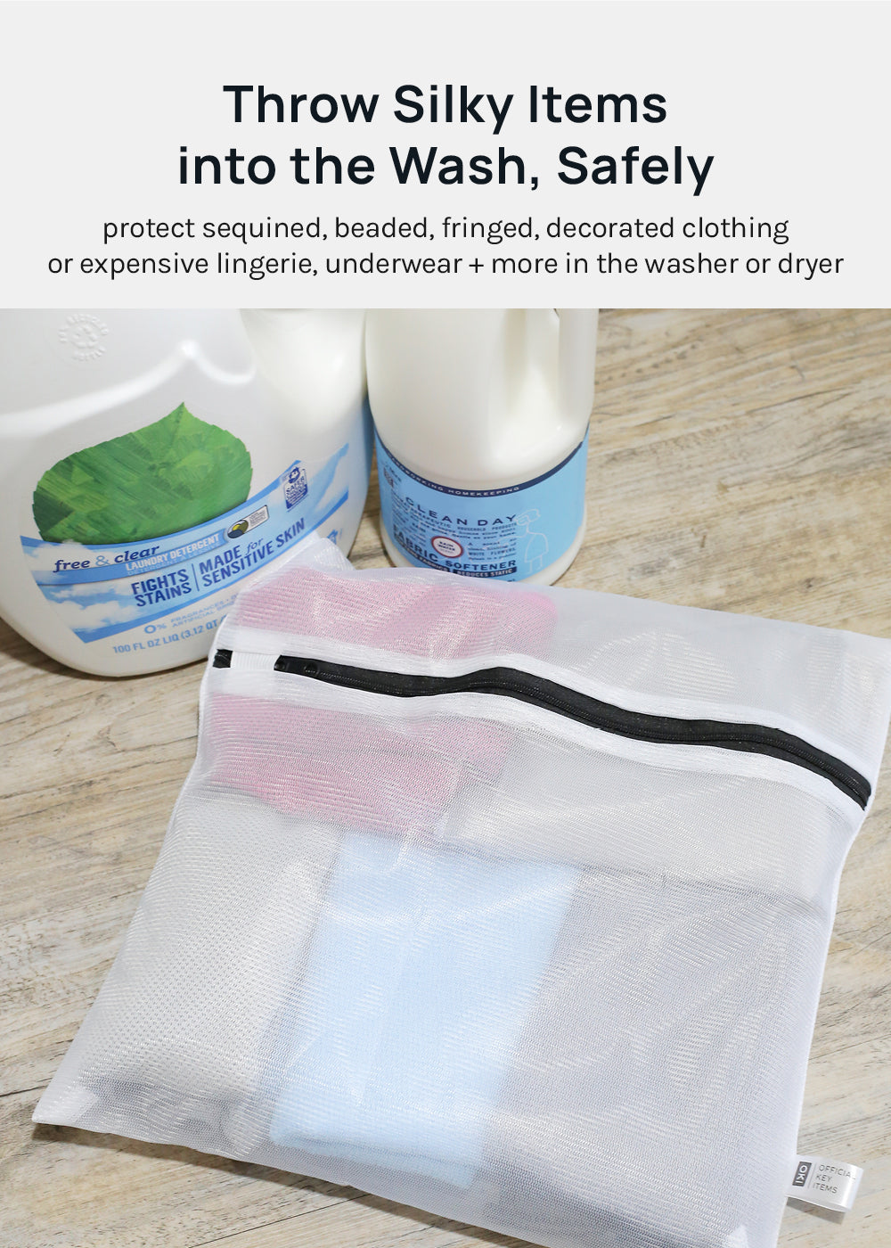 Official Key Items Mesh Laundry Bag