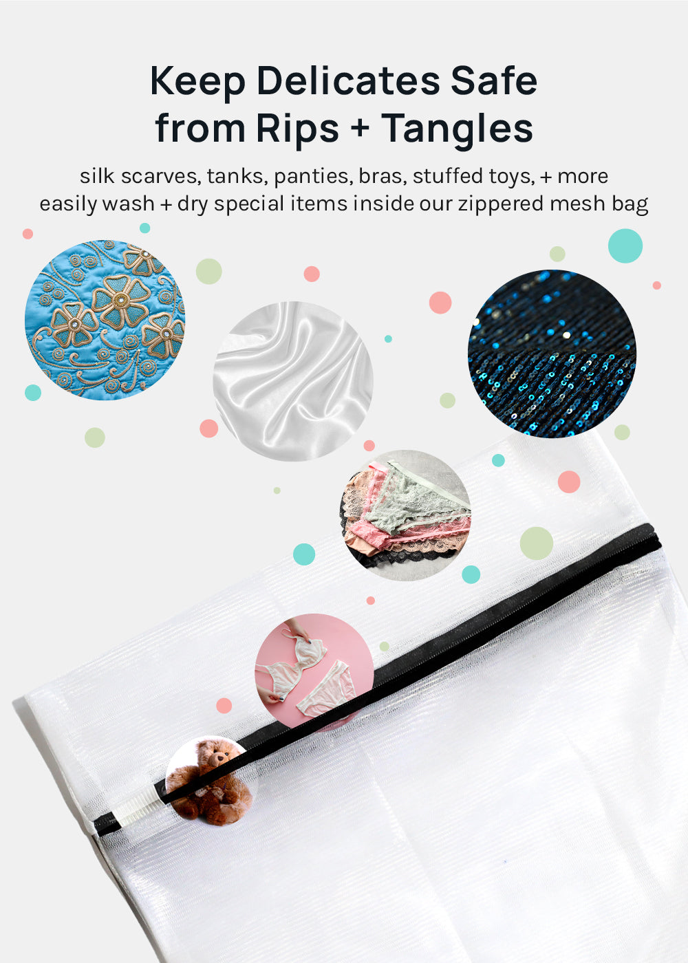 Official Key Items Mesh Laundry Bag