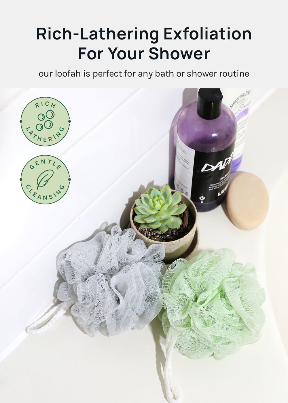 Official Key Items Mesh Loofah