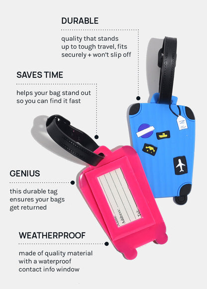 Miss A Luggage Tag – Suitcase