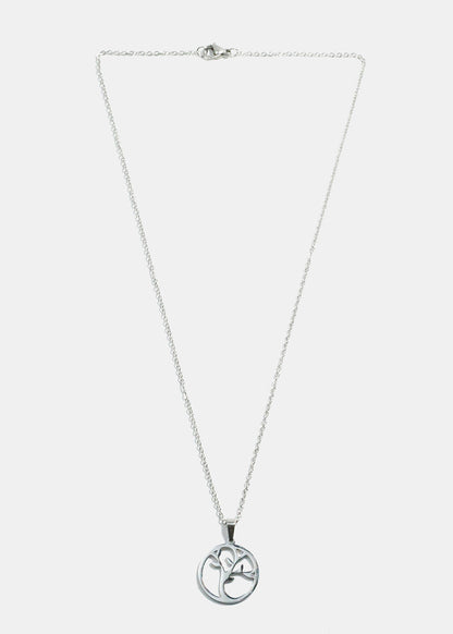 Tree in Circle Necklace