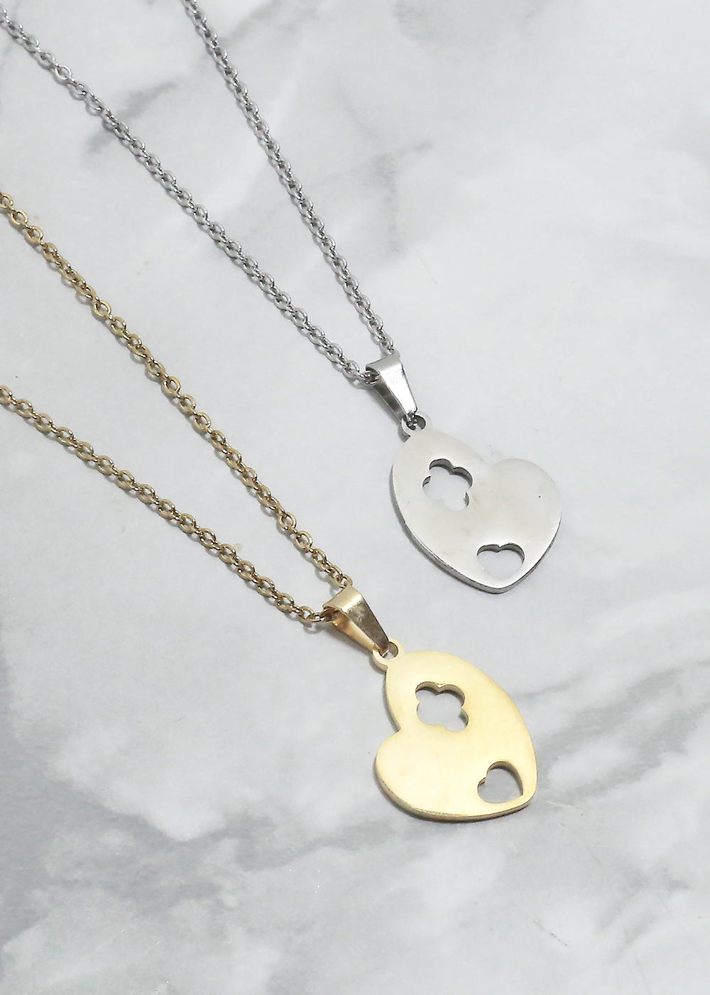 Heart & Clover Necklace