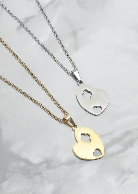 Heart & Clover Necklace